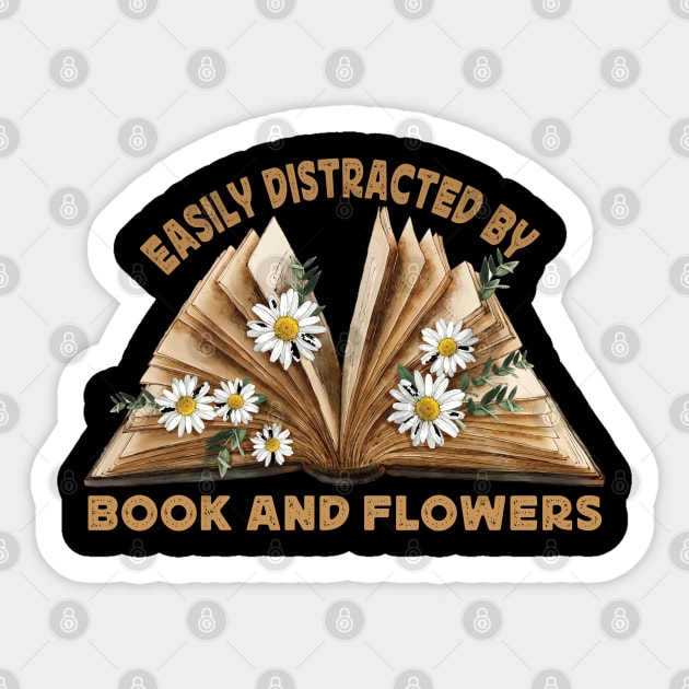 Funny Gardening lover Cute Easily Distracted by Plants Sticker by patroart